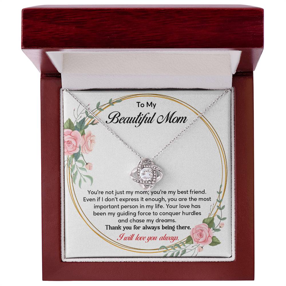 Gift for Mom from Daughter or Son with Message Card