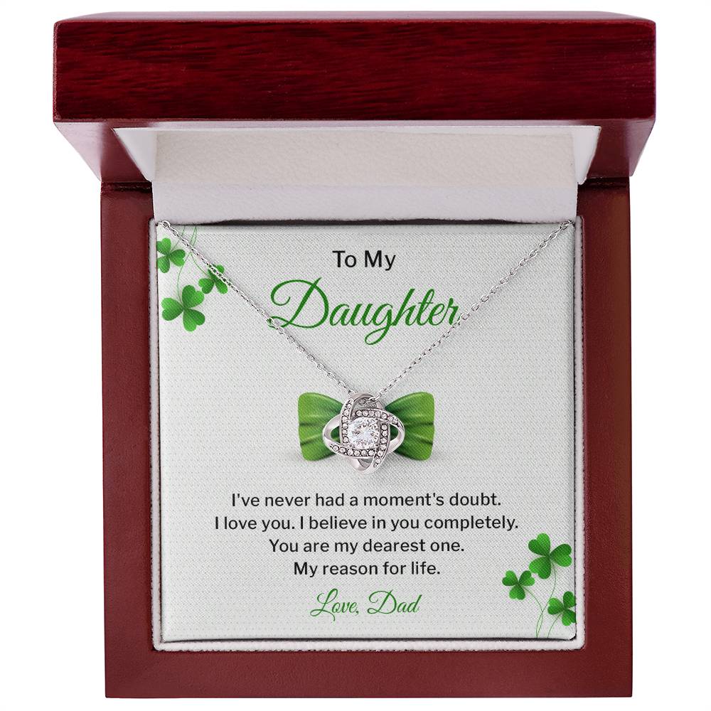 Daughter Gift from Dad – Green Gift Box & Card