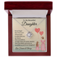 Daughter Necklace Gift Braver Than You Believe Card