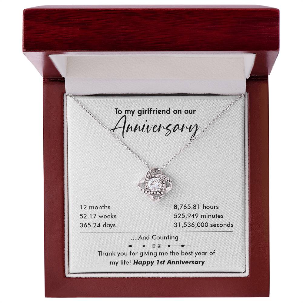 1st Anniversary Gift for Girlfriend – Necklace Box