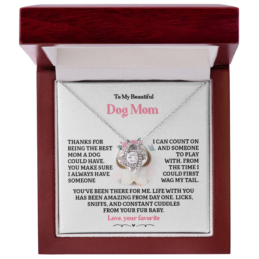 Dog Mom Necklace Gift from Fur Baby – Gift Box