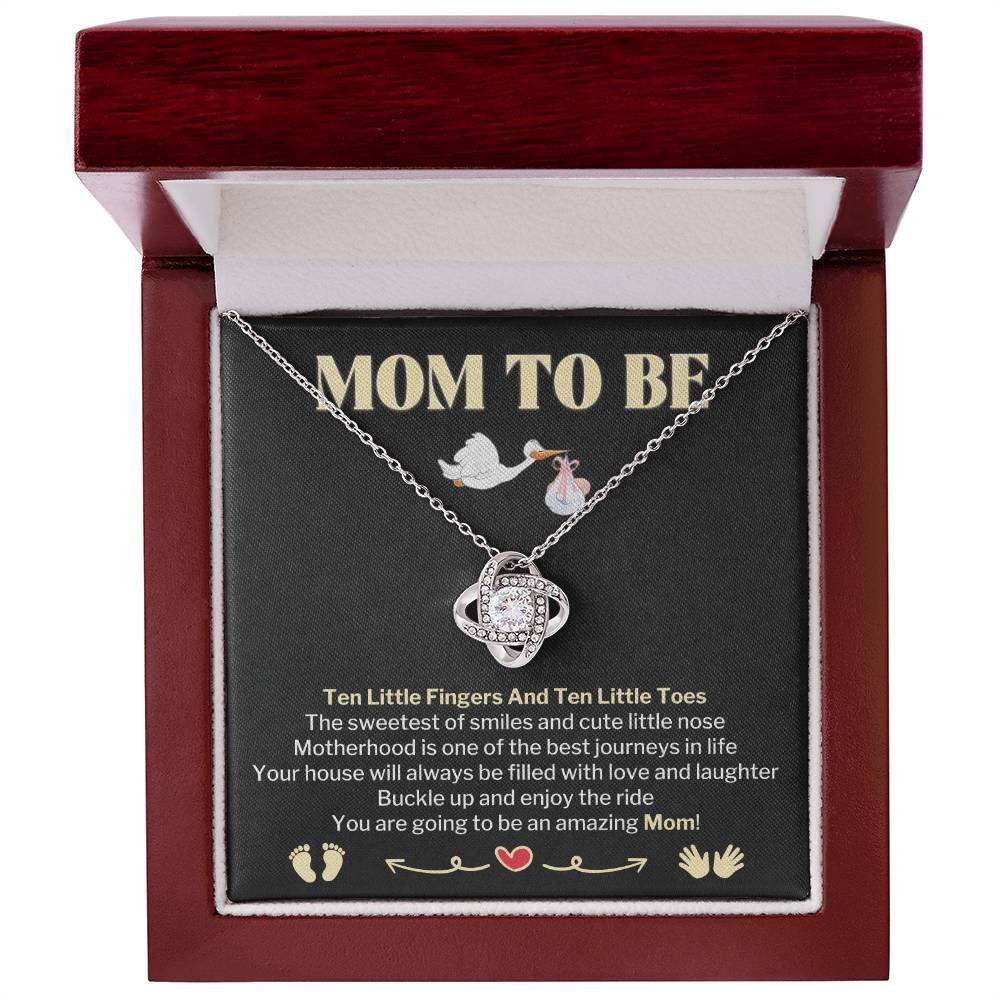 Mom To Be Necklace Gift With Pregnancy Announcement Jewelry
