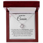 To My Dear Cousin Love Knot Necklace On First Communion