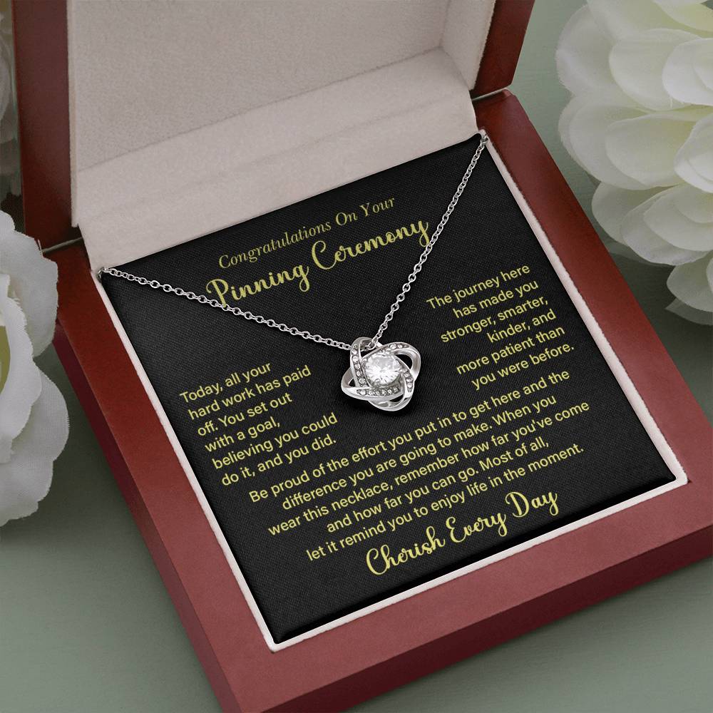 Congratulations On Your Pinning Ceremony Necklace Pinning Ceremony Necklace Gift Congratulations Pinning Ceremony Jewelry Journey Of Success Necklace Pinning Ceremony Milestone Necklace Necklace To Celebrate Hard Work Pinning Ceremony Keepsake Jewelry