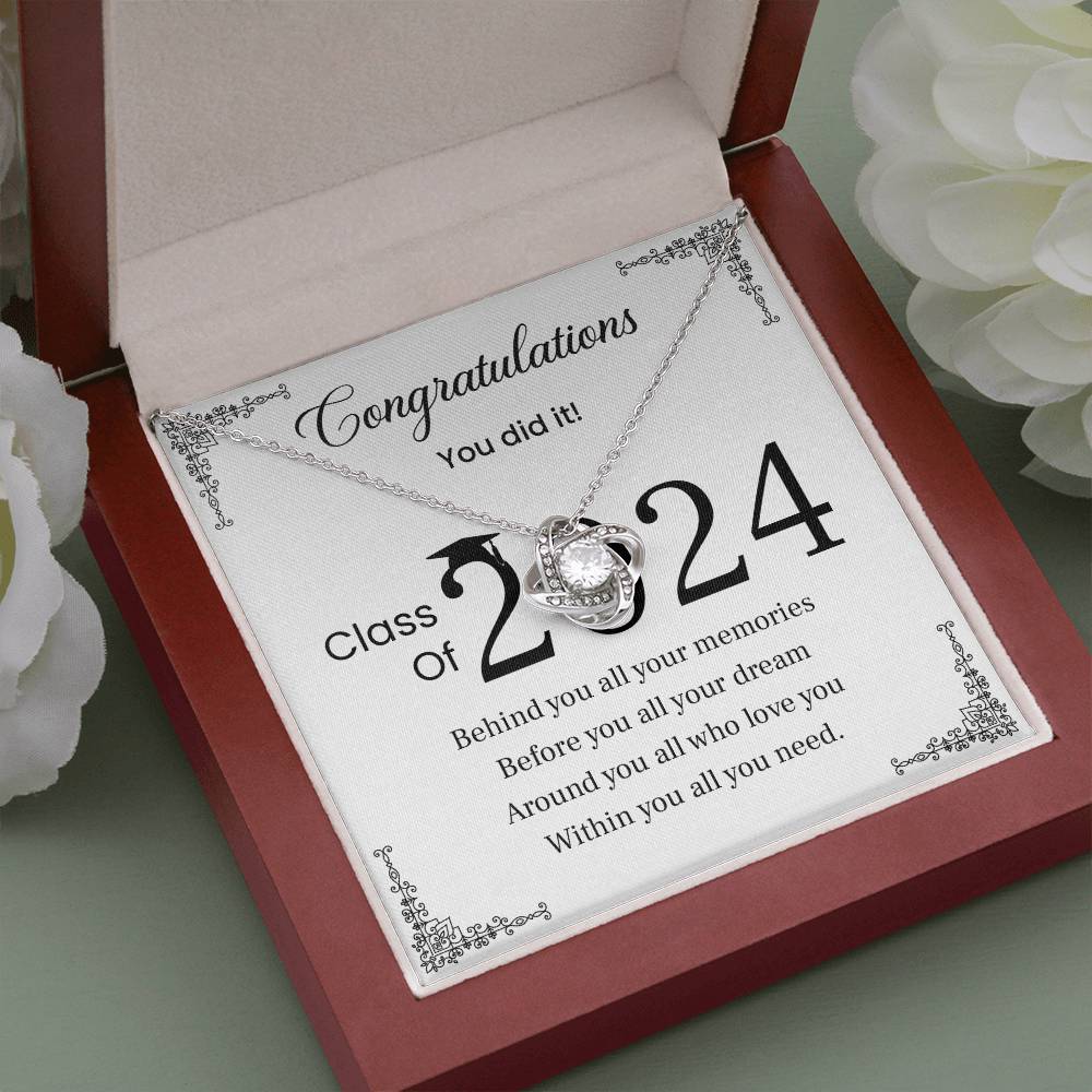 Congratulations Class Of 2024 Necklace Necklace For Bright Memories Celebrate Your Potential Necklace Necklace For Your Unique Gift For Class Of 2024 Celebration Proud Graduate Necklace Necklace For Future Dreams Class Of 2024 Graduation Necklace