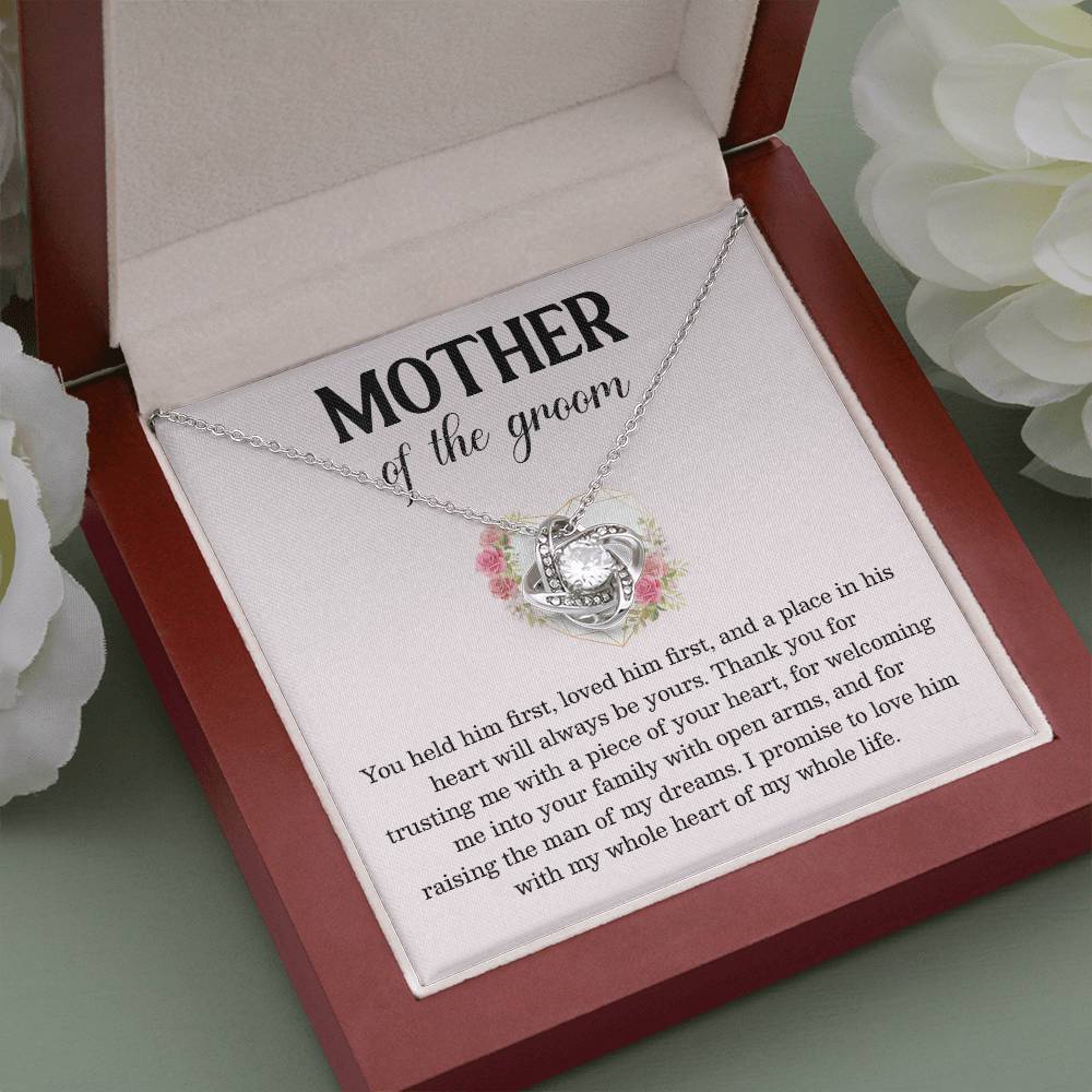 To The Mother Of The Groom Mother Of The Groom Necklace Gift Sentimental Jewelry For Mother Of The Groom Emotional Keepsake For Mother Jewelry Gift For Groom's Mom Special Gift For Groom's Mom Meaningful Gift For Groom's Mother