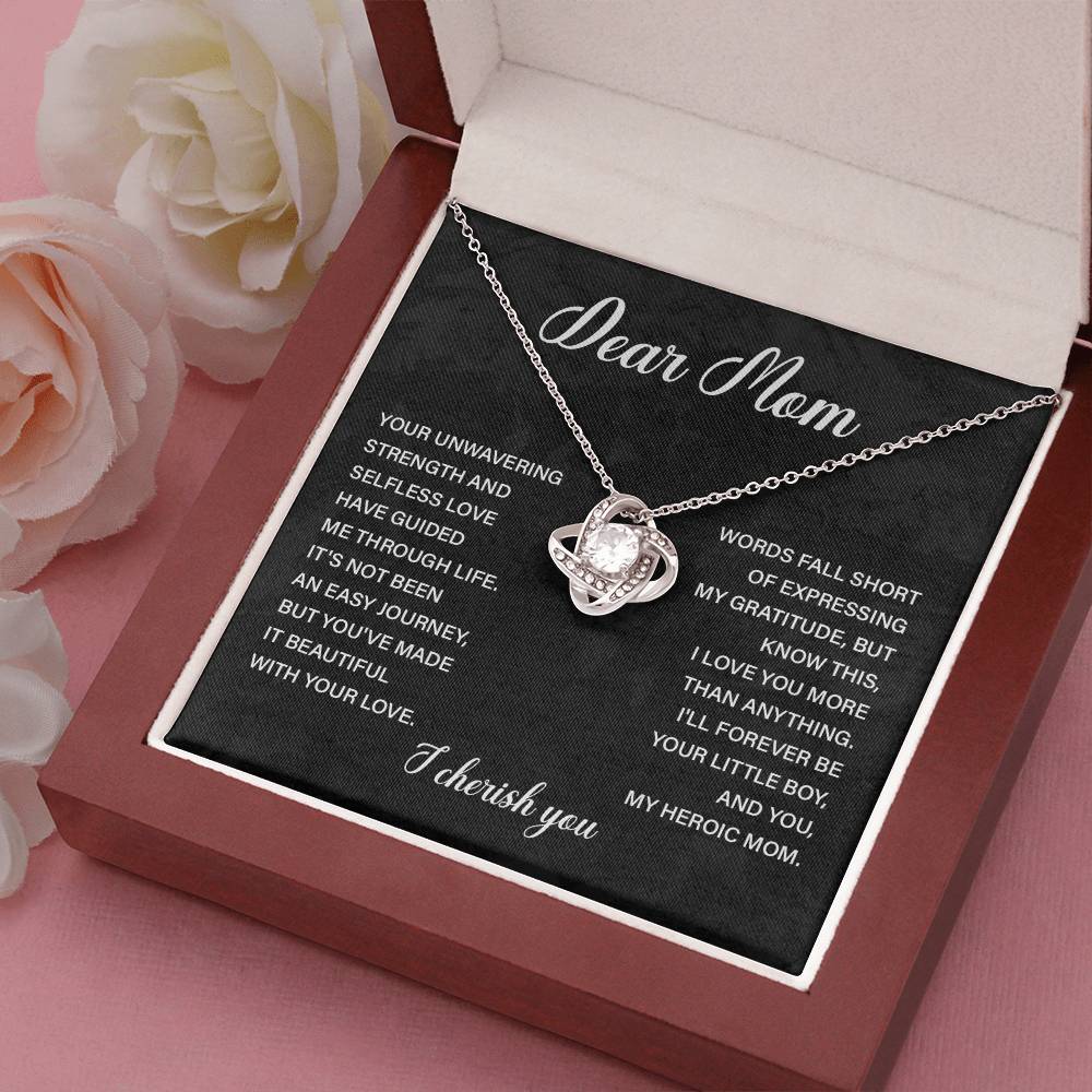 Dear Mom Dear Mom Necklace Gift Thoughtful Gift For Mom Unique Gift For Mother-child Bond Meaningful Gift For Mom Proud Son Gift For Mom Special Occasion Gift For Mom Best Mom Ever Necklace Spiritual Bond With Mom Necklace