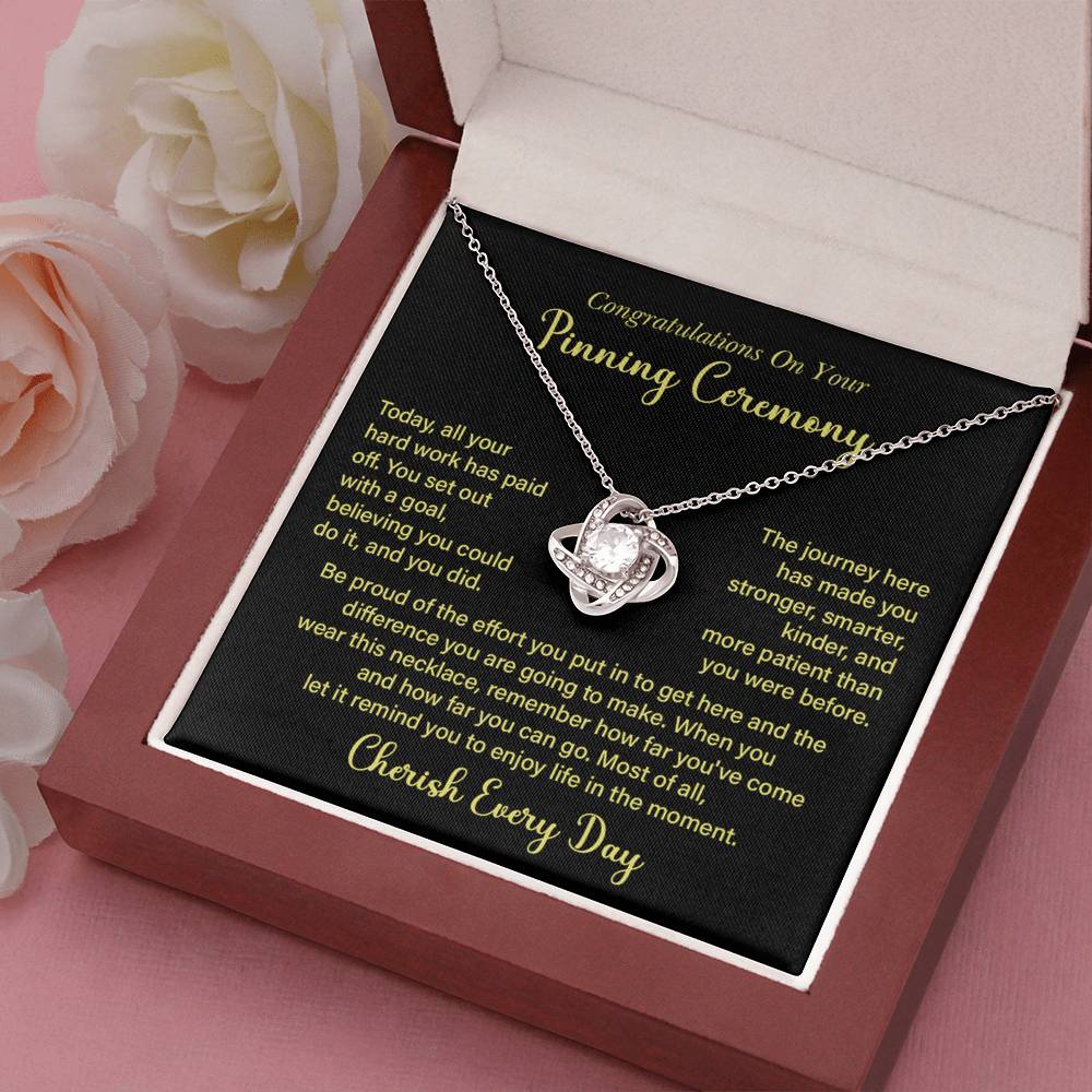 Congratulations On Your Pinning Ceremony Necklace Pinning Ceremony Necklace Gift Congratulations Pinning Ceremony Jewelry Journey Of Success Necklace Pinning Ceremony Milestone Necklace Necklace To Celebrate Hard Work Pinning Ceremony Keepsake Jewelry