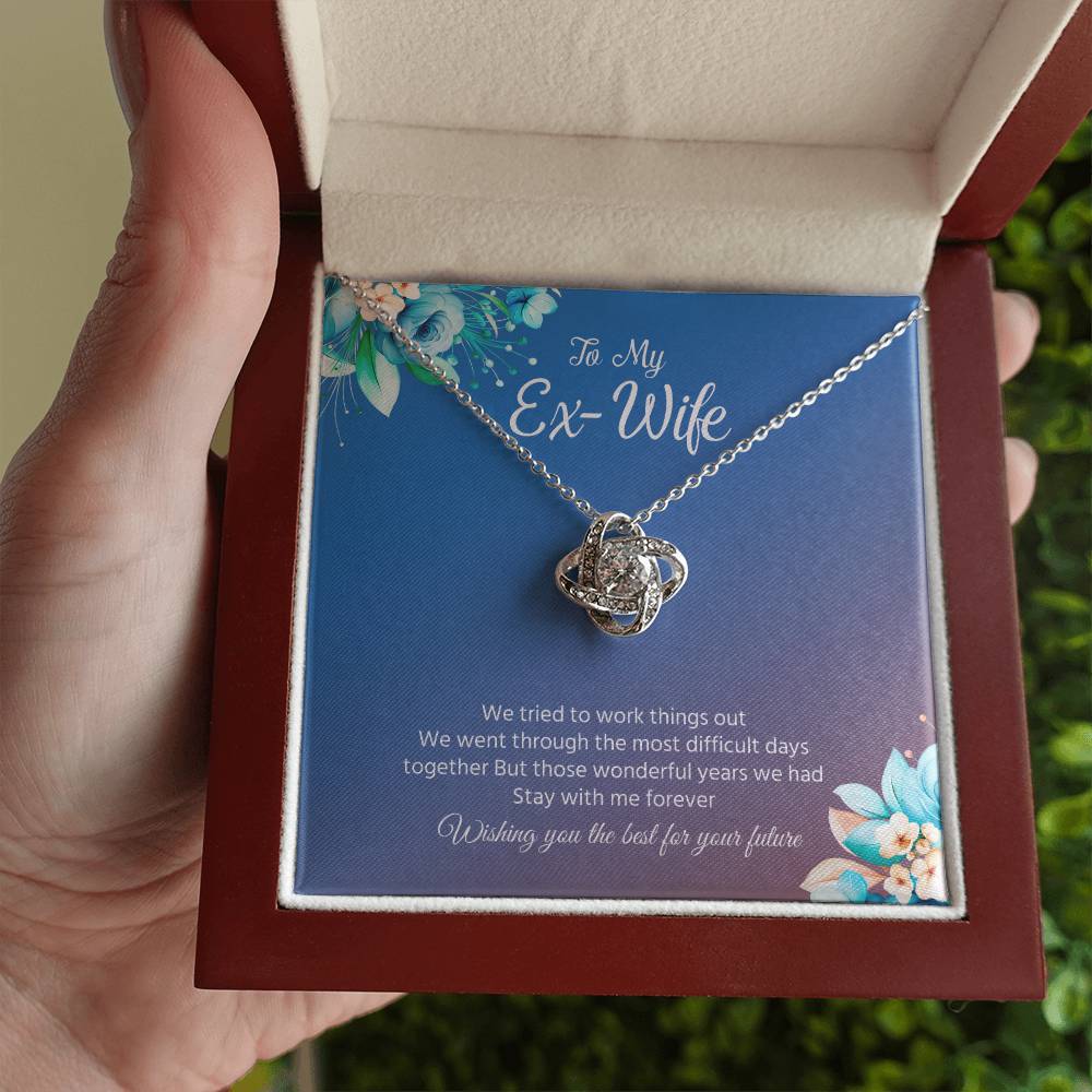 Ex-Wife Necklace Gift – Wishing You the Best Message Card