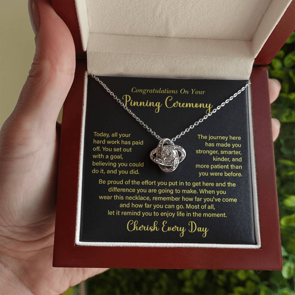 Congratulations On Your Pinning Ceremony Necklace Pinning Ceremony Necklace Gift Congratulations Pinning Ceremony Jewelry Journey Of Success Necklace Pinning Ceremony Milestone Necklace Necklace To Celebrate Hard Work Pinning Ceremony Keepsake Jewelry