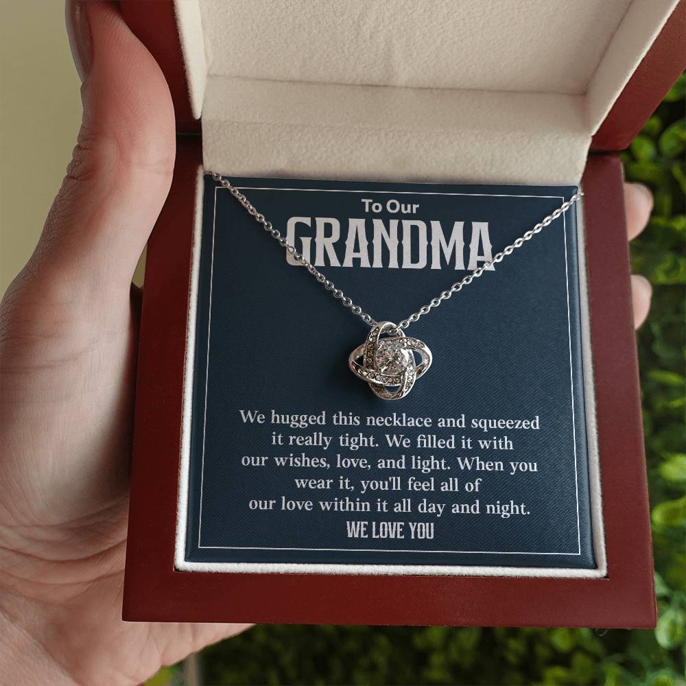 To Our Grandma Grandma Necklace Gift Heartfelt Gift For Grandma Sentimental Jewelry For Grandmother Emotional Necklace For Grandma Jewelry Gift For Grandma Grandchildren To Grandma Gift Special Gift For Grandma Meaningful Gift For Grandma