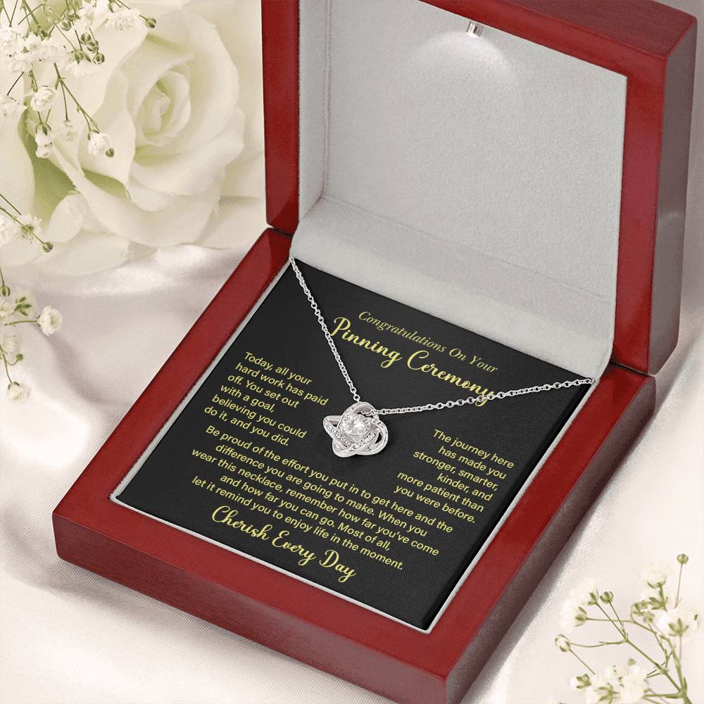 Congratulations On Your Pinning Ceremony Necklace Pinning Ceremony Necklace Gift Congratulations Pinning Ceremony Jewelry Journey Of Success Necklace Pinning Ceremony Milestone Necklace Necklace To Celebrate Hard Work Pinning Ceremony Keepsake Jewelry