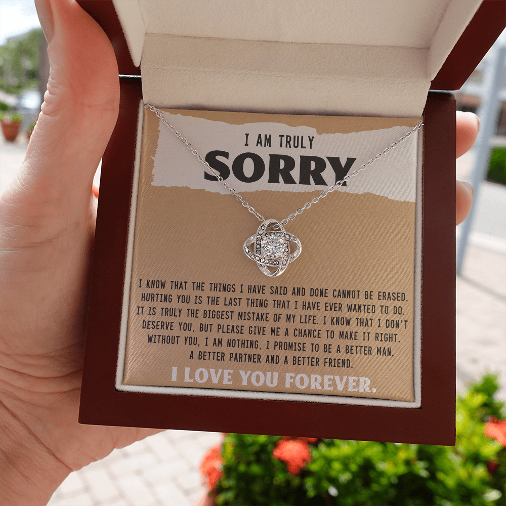 I m Turly sorry