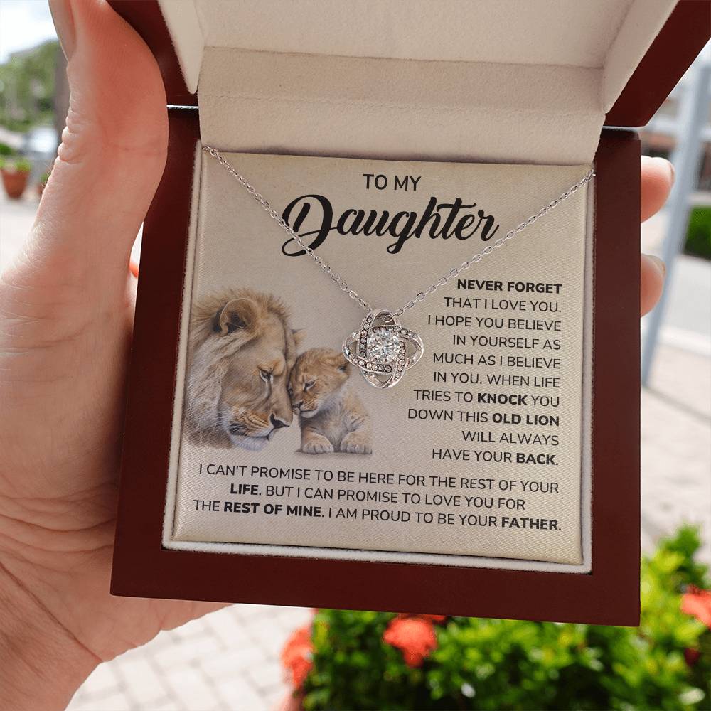 To My Daughter Gift From Dad With Sentimental Card