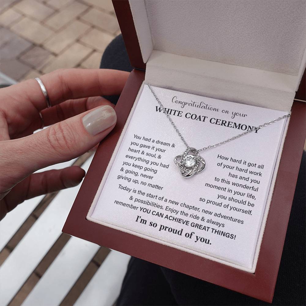 Congratulations On Your White Coat Ceremony White Coat Ceremony Congratulations Necklace New Beginnings Jewelry Meaningful Gift Supportive Gift Emotional Connection Necklace Motivational Jewelry You Are Amazing Necklace