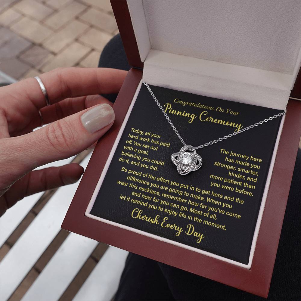 Congratulations On Your Pinning Ceremony Necklace Pinning Ceremony Necklace Gift Congratulations Pinning Ceremony Jewelry Journey Of Success Necklace Pinning Ceremony Milestone Necklace Necklace To Celebrate Hard Work Pinning Ceremony Keepsake Jewelry