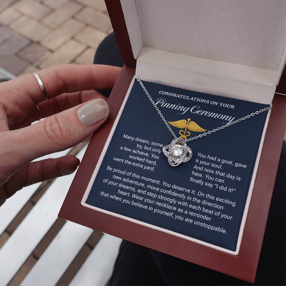 Congratulations On Your Pinning Ceremony Necklace Pinning Ceremony Necklace Gift Congratulations Pinning Ceremony Jewelry Believe In Yourself Necklace Jewelry For New Adventure Graduation Necklace Gift Necklace For Graduates