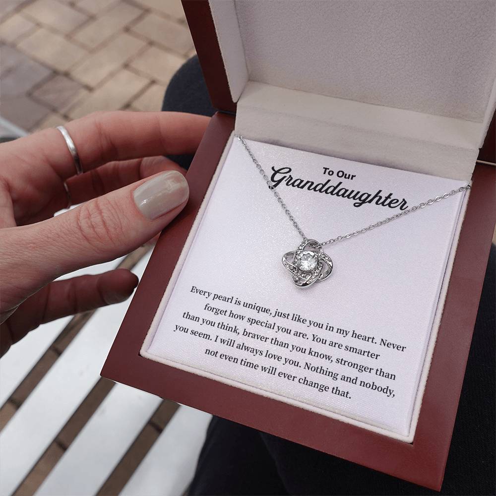 To Our Granddaughter Granddaughter Necklace Gift Sentimental Jewelry For Granddaughter Emotional Keepsake For Granddaughter Jewelry Gift For Granddaughter Unique Pearl Necklace Special Gift For Granddaughter Meaningful Gift For Granddaughter