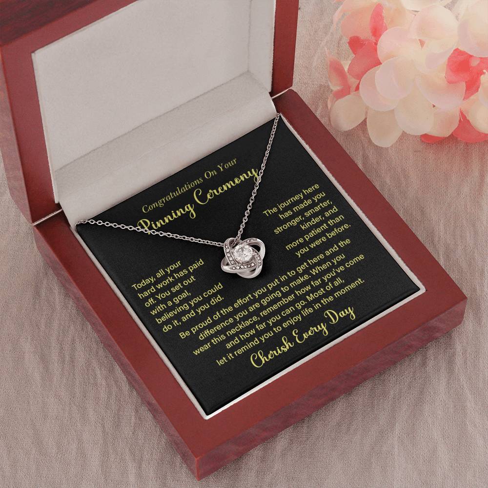 Congratulations On Your Pinning Ceremony Necklace Pinning Ceremony Necklace Gift Congratulations Pinning Ceremony Jewelry Journey Of Success Necklace Pinning Ceremony Milestone Necklace Necklace To Celebrate Hard Work Pinning Ceremony Keepsake Jewelry