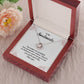 Soulmate Necklace Gift for Her with Love Note