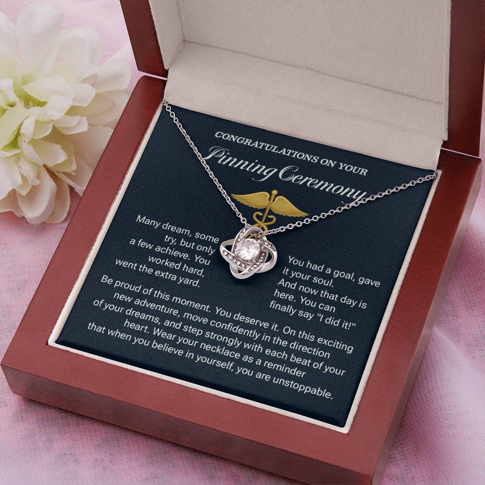 Congratulations On Your Pinning Ceremony Necklace Pinning Ceremony Necklace Gift Congratulations Pinning Ceremony Jewelry Believe In Yourself Necklace Jewelry For New Adventure Graduation Necklace Gift Necklace For Graduates