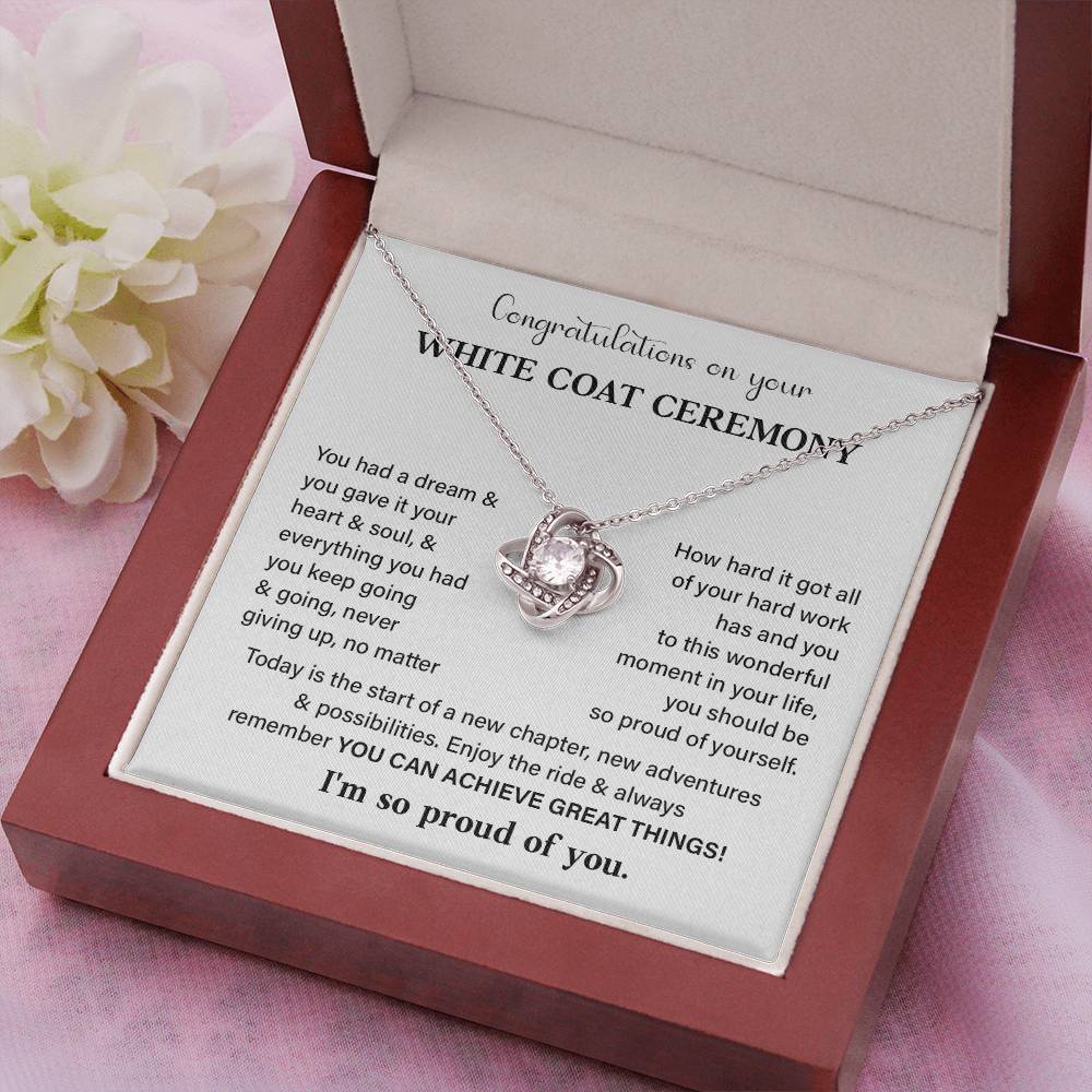 Congratulations On Your White Coat Ceremony White Coat Ceremony Congratulations Necklace New Beginnings Jewelry Meaningful Gift Supportive Gift Emotional Connection Necklace Motivational Jewelry You Are Amazing Necklace