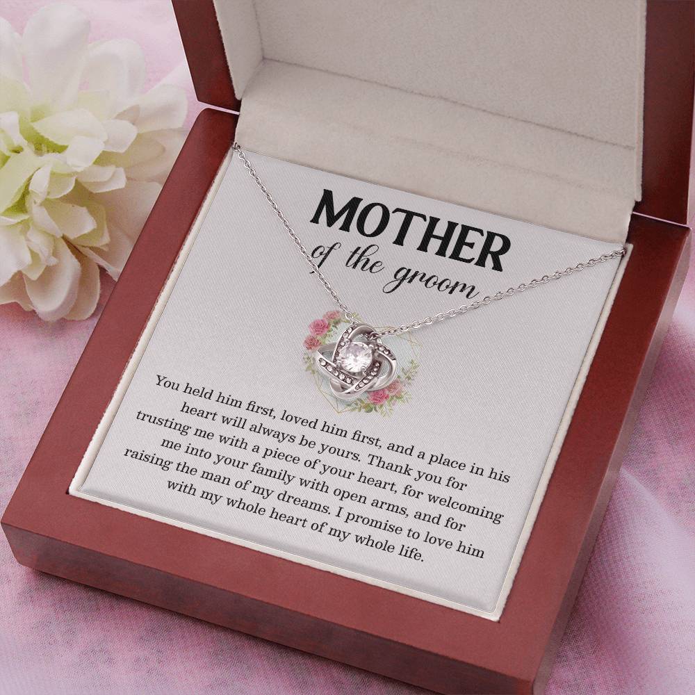 To The Mother Of The Groom Mother Of The Groom Necklace Gift Sentimental Jewelry For Mother Of The Groom Emotional Keepsake For Mother Jewelry Gift For Groom's Mom Special Gift For Groom's Mom Meaningful Gift For Groom's Mother