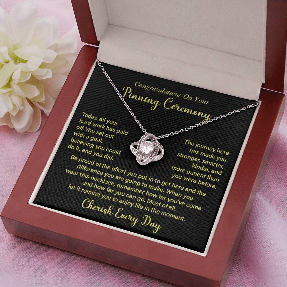 Congratulations On Your Pinning Ceremony Necklace Pinning Ceremony Necklace Gift Congratulations Pinning Ceremony Jewelry Journey Of Success Necklace Pinning Ceremony Milestone Necklace Necklace To Celebrate Hard Work Pinning Ceremony Keepsake Jewelry