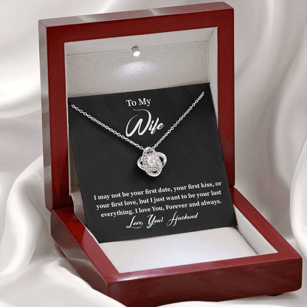 Wife Necklace Gift from Husband with Card & Gift Box