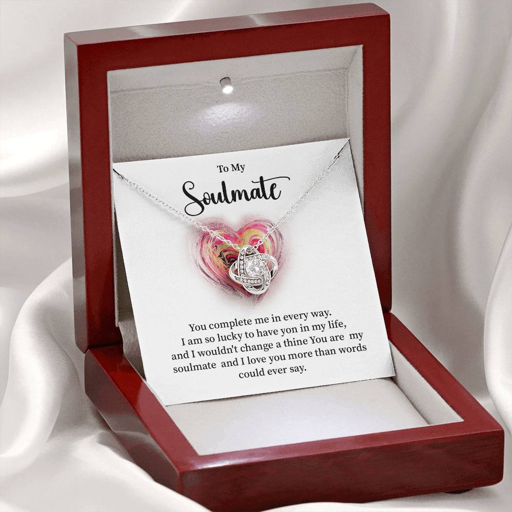 Soulmate Necklace for Her – Romantic Gift Box