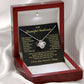 Soulmate Necklace Gift for Her with Message Card