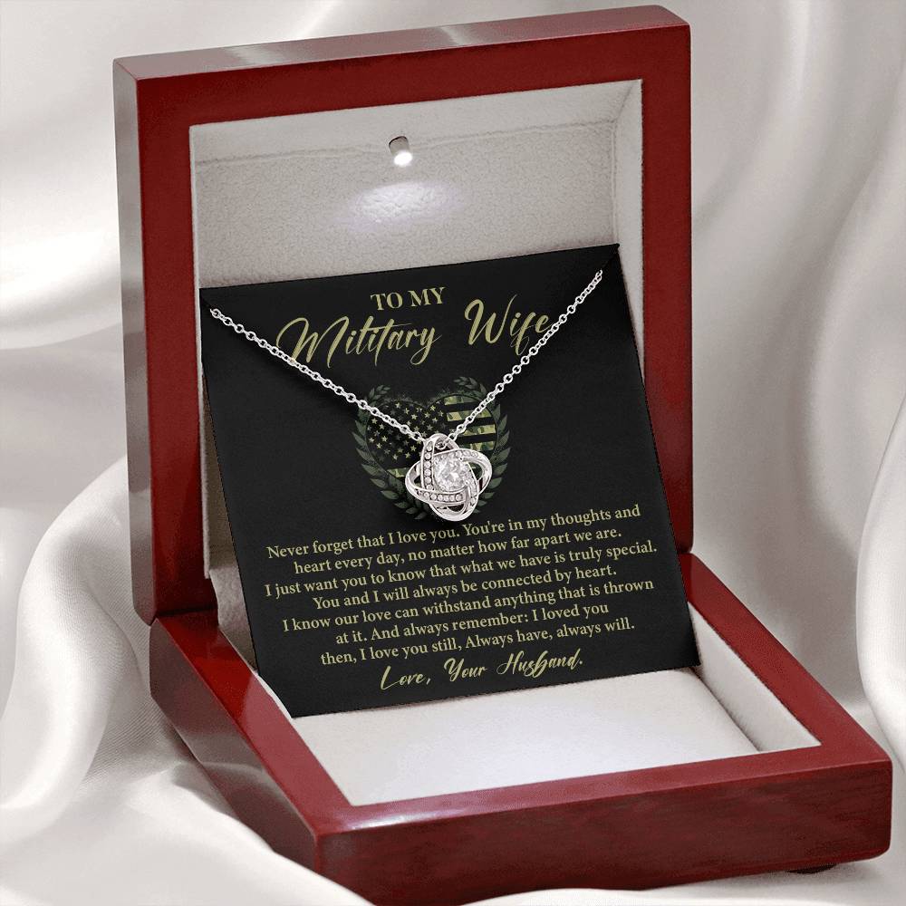 Military Wife Gift from Husband – With Message Card