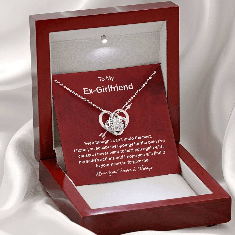Apology Necklace Gift for Ex-Girlfriend with Gift Box