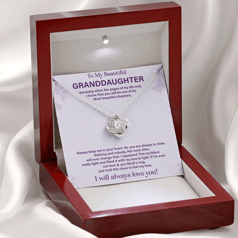 To my beautiful granddaughter