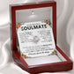 Soulmate Necklace Gift for Women, With Romantic Message Card
