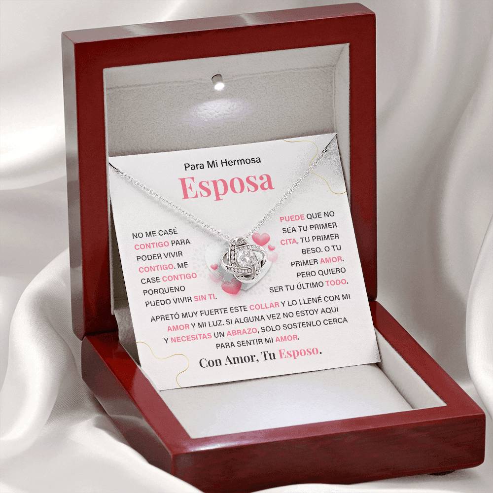 Collar para Esposa con Tarjeta de Amor de Esposo
