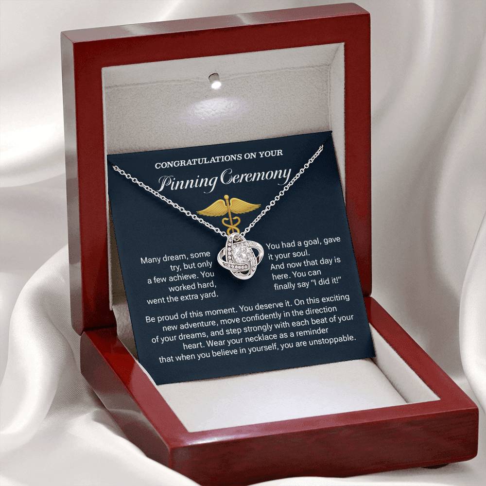 Congratulations On Your Pinning Ceremony Necklace Pinning Ceremony Necklace Gift Congratulations Pinning Ceremony Jewelry Believe In Yourself Necklace Jewelry For New Adventure Graduation Necklace Gift Necklace For Graduates