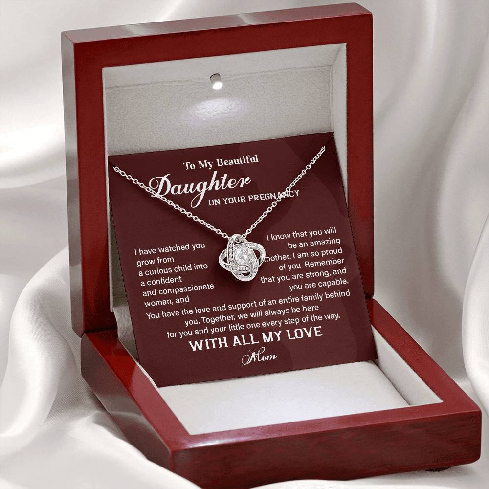 Pregnancy Gift for Daughter from Mom – With Message Card