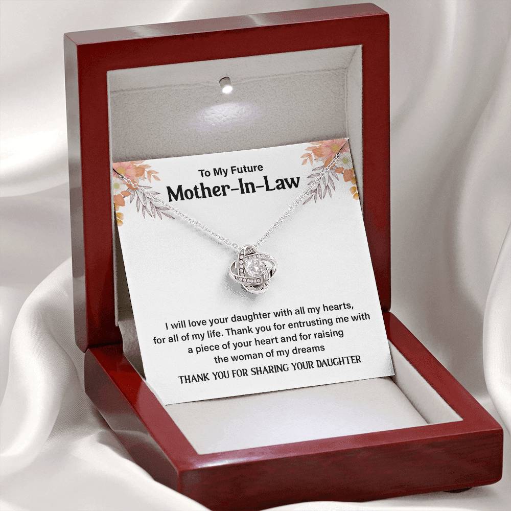 Future Mother-In-Law Necklace from Groom Gift Box