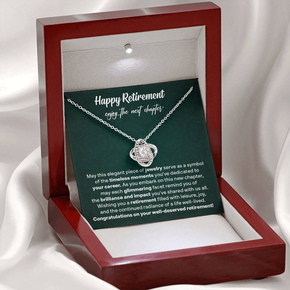 Happy Retirement - Elegant Jewelry Gift To Celebrate A Life Of Dedication And Joy