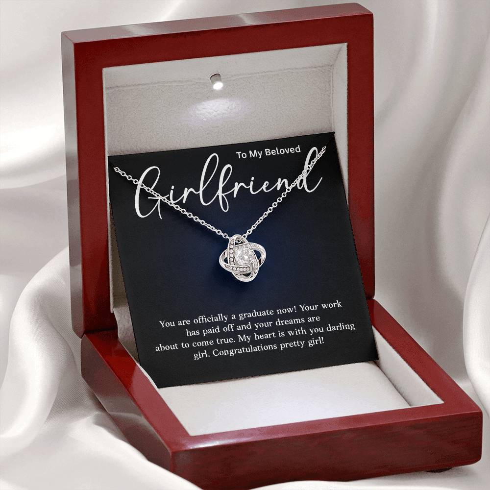Graduation Necklace Gift for Girlfriend Success