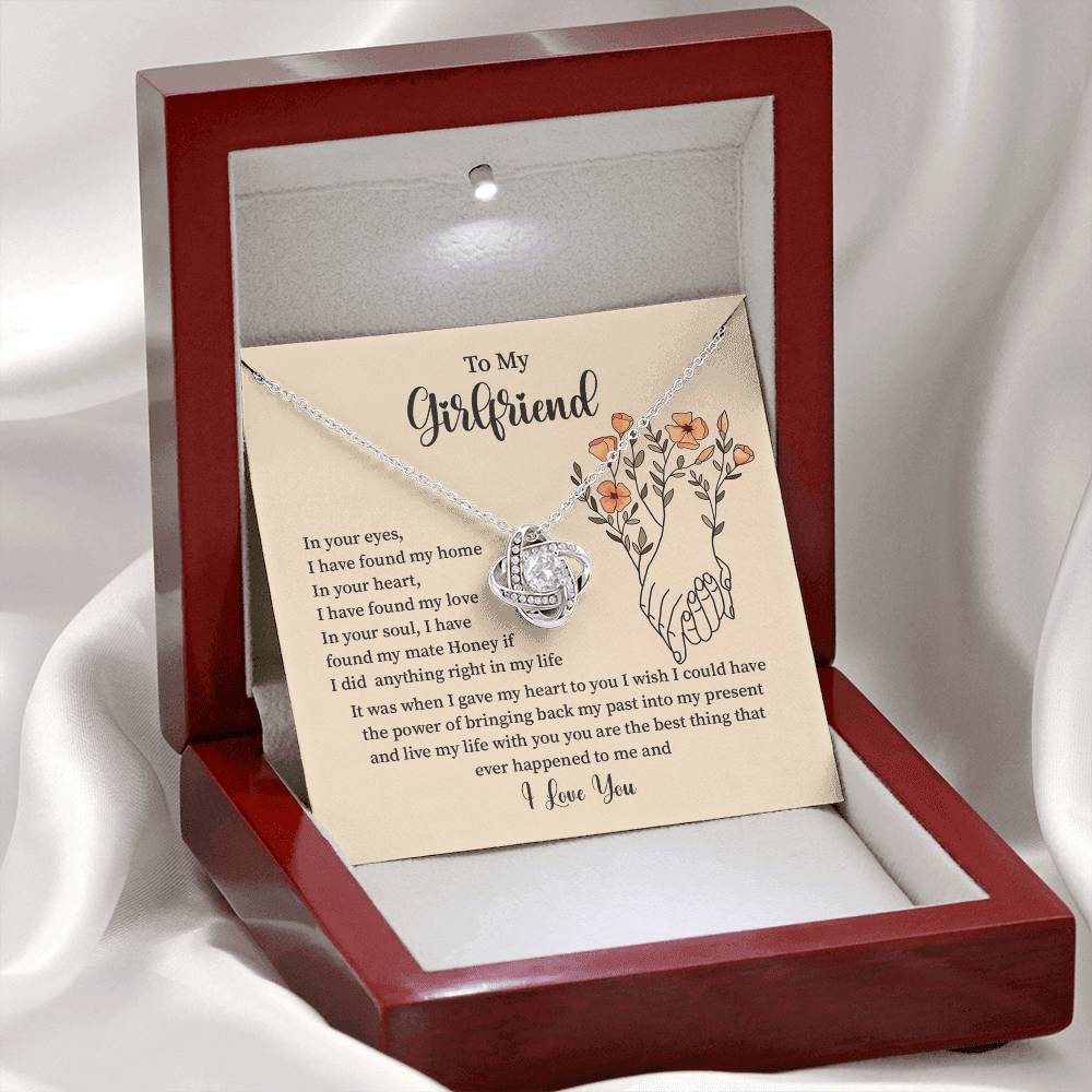 Romantic Gift Necklace for Girlfriend with Gift Box