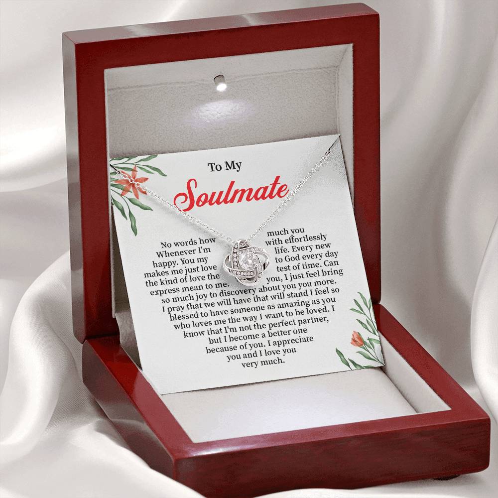 Romantic Soulmate Gift for Her – Message Card & Box