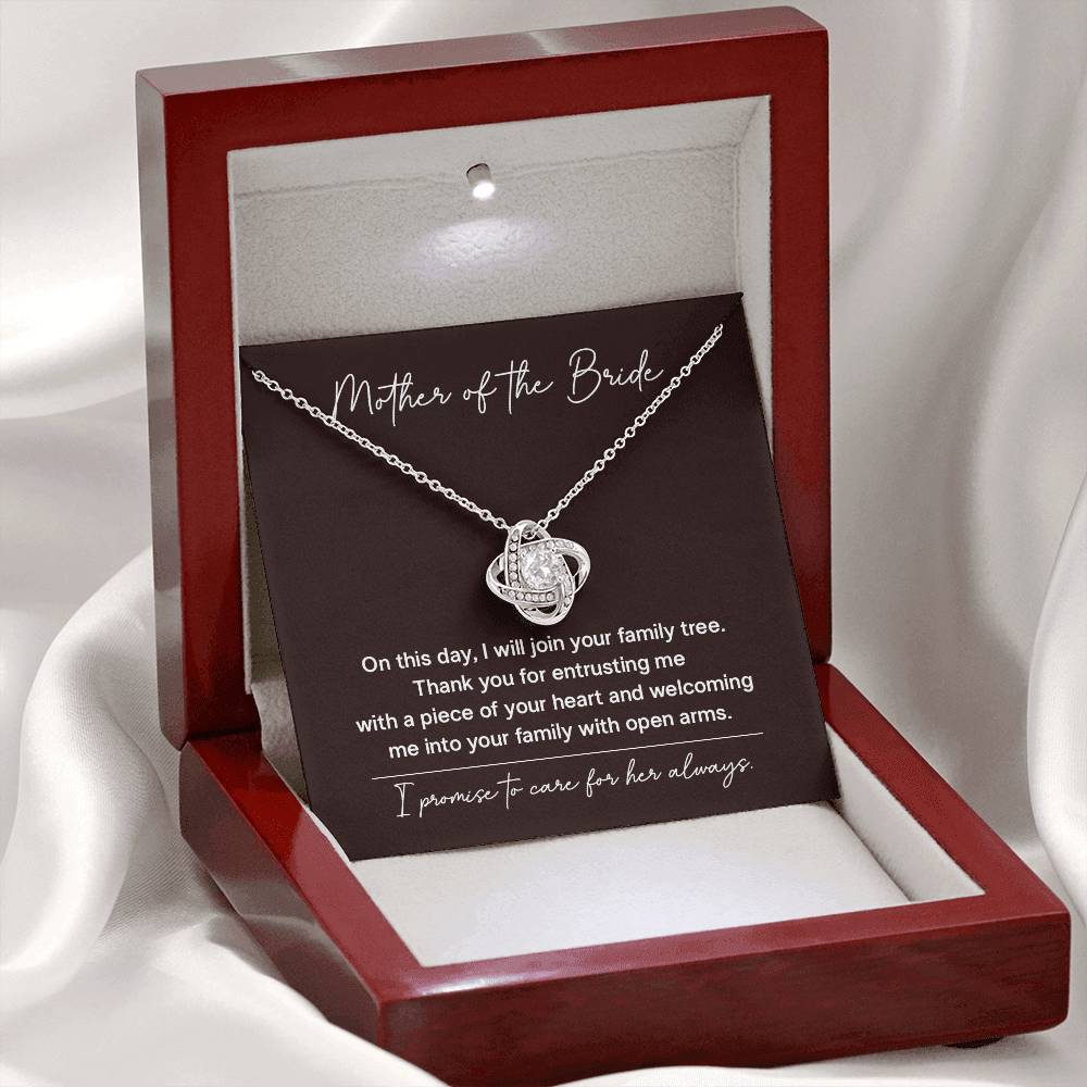 Mother of the Bride Necklace from Groom