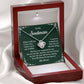 Soulmate Necklace Gift for Her – Message Card Box