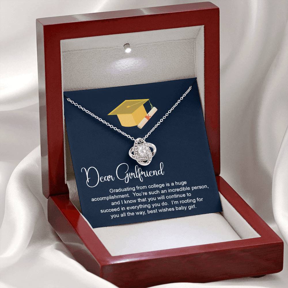 Dear Girlfriend Necklace Girlfriend Graduation Necklace Gift Gift For Graduation Necklace For Girlfriend Proud Of You Graduation Necklace Best Wishes Necklace For Girlfriend Sentimental Gift For Girlfriend Necklace For Girlfriend Necklace For Girlfriend