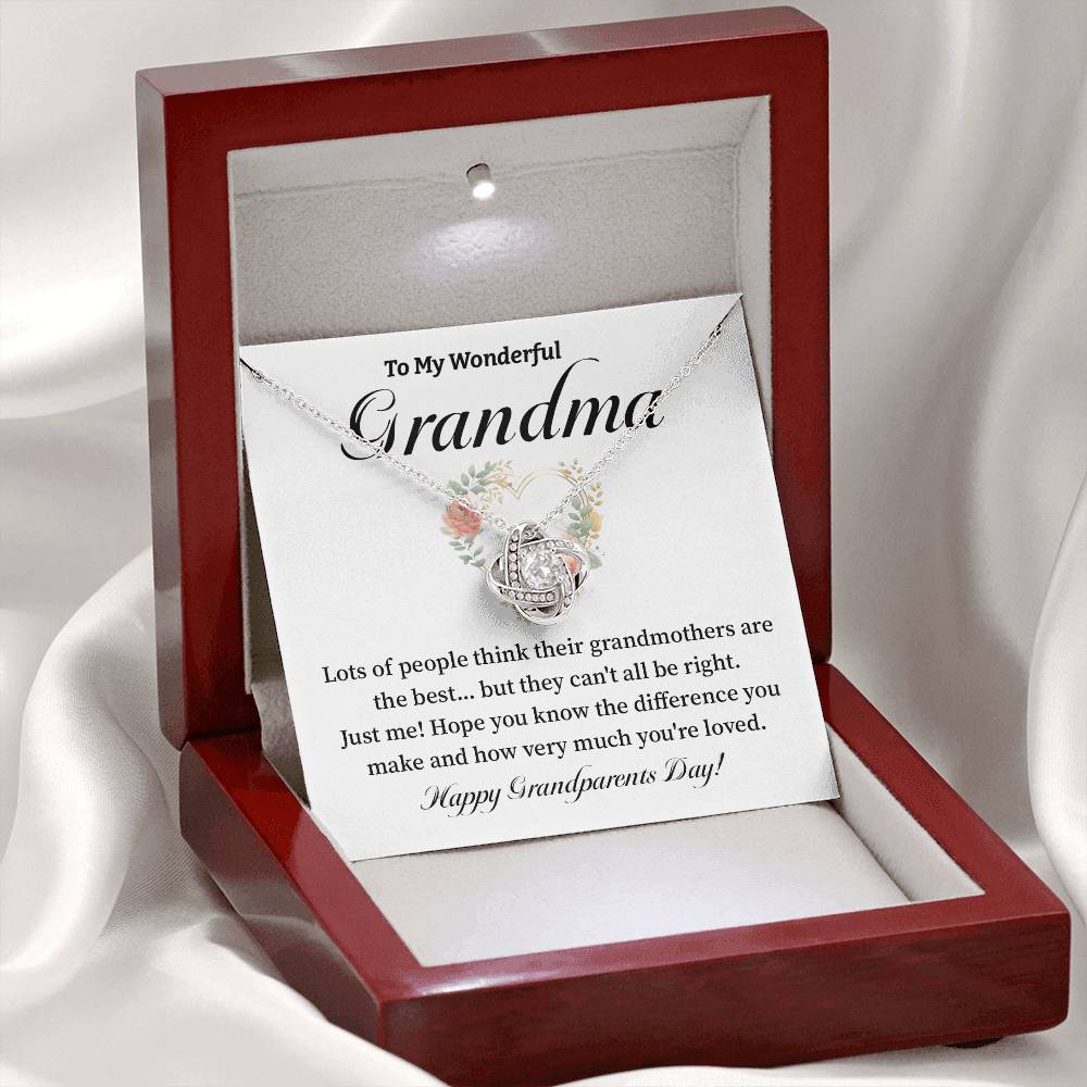 To My Wonderful Grandma Grandma Necklace Gift Heartfelt Gift For Grandma Sentimental Jewelry For Grandmother Granddaughter To Grandma Gift Special Gift For Grandma Grandmother Appreciation Gift Meaningful Gift For Grandma