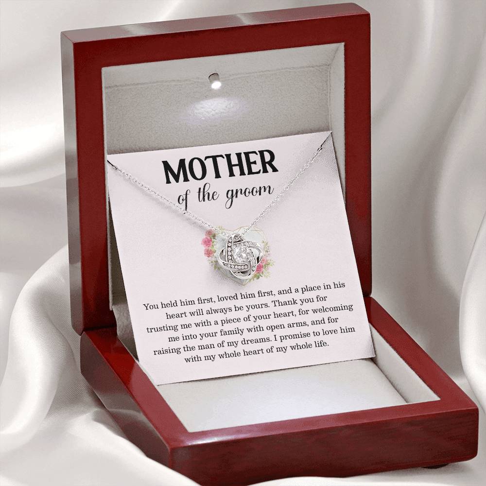 To The Mother Of The Groom Mother Of The Groom Necklace Gift Sentimental Jewelry For Mother Of The Groom Emotional Keepsake For Mother Jewelry Gift For Groom's Mom Special Gift For Groom's Mom Meaningful Gift For Groom's Mother