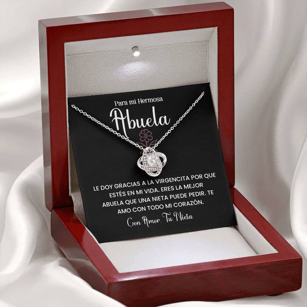 Collar Del Día De Los Abuelos Para Nieta Regalo Sincero Para Mi Hermosa Abuela Collar De Regalo Para Nieta Joyas Del Día De Los Abuelos Collar Sentimental Para Abuela Collar De Agradecimiento Para Abuela Regalo Especial Para Abuela Joyas Emocionales Para