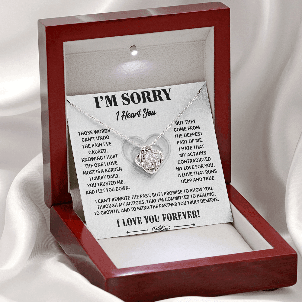 I m sorry i heart you